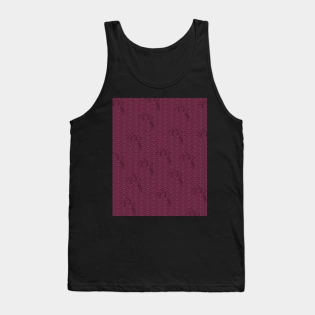 JK Waves: Merlot Tank Top by jackraken